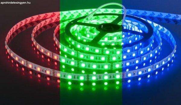 LED szalag 60 SMD LED/m 10,8W RGB színes beltéri - 212120