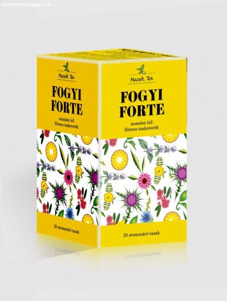 MECSEK Fogyi Forte ananász ízű filteres tea