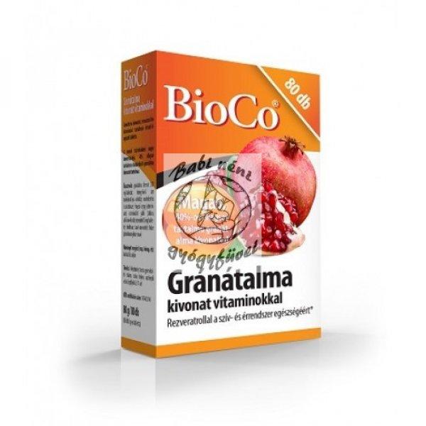 BioCo Gránátalma kivonat vitaminokkal 80db