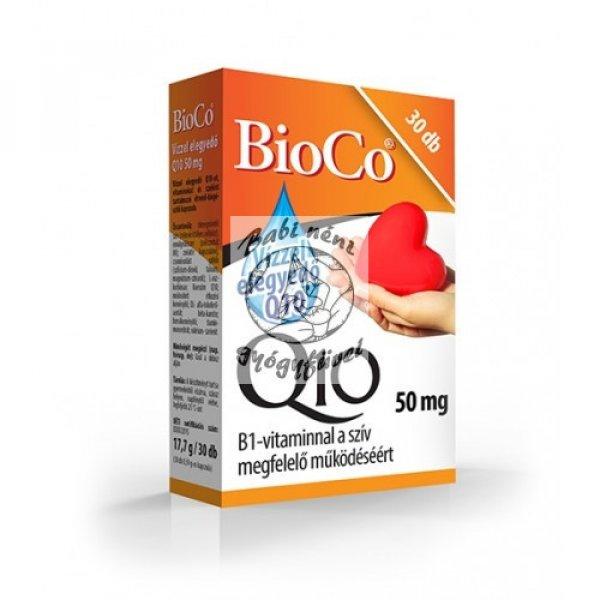 BioCo Vízzel elegyedő Q10 50 mg B1-vitaminnal 30db