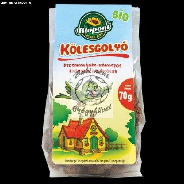 Biopont Bio étcsokoládés-kókuszos kölesgolyó