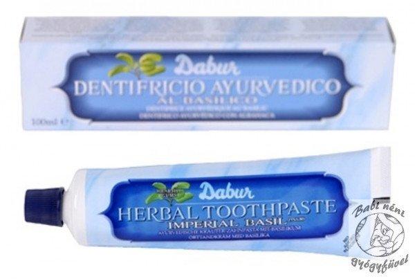 Dabur Gyógynövényes fogkrém bazsalikommal 100 ml