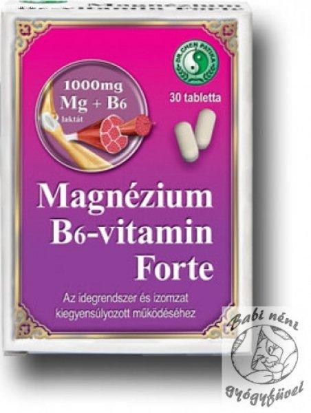 Dr. Chen Magnézium B6-vitamin forte tabletta (30db-os)