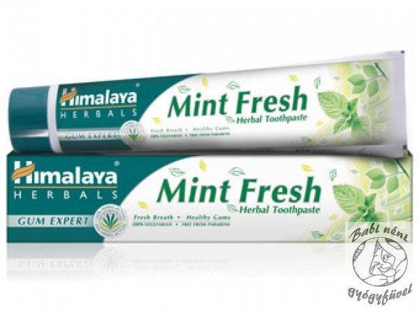 Himalaya Mint Fresh Herbal Toothpaste (75 ml) Frissítő mentás
gyógynövényes fogkrém