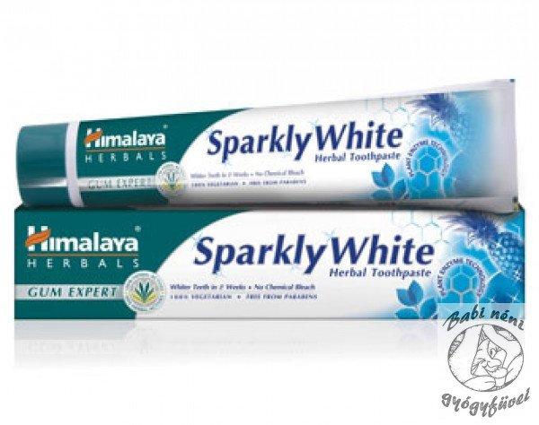 Himalaya Sparkly White Herbal Toothpaste (75 ml) Fogfehérítő gyógynövényes
fogkrém