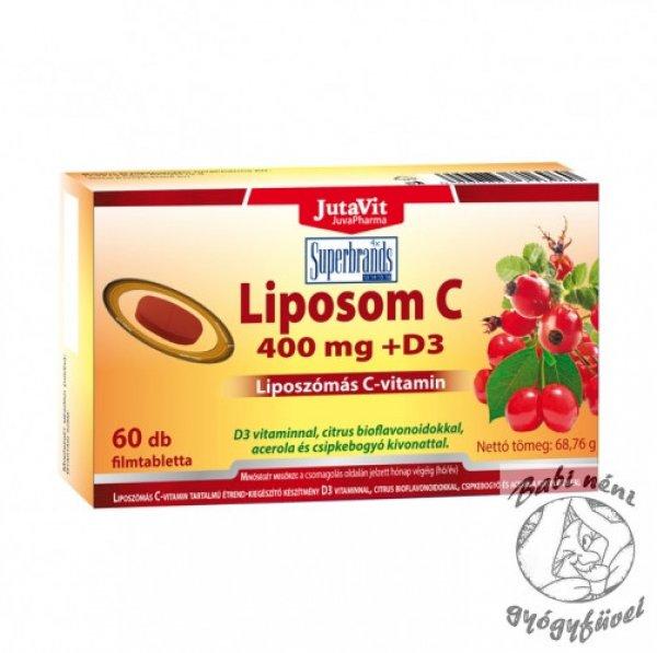 JutaVit Liposom C vitamin 400mg, 60db