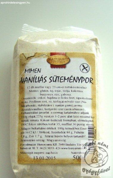 Mimen Vaníliás Süteménypor 500 g