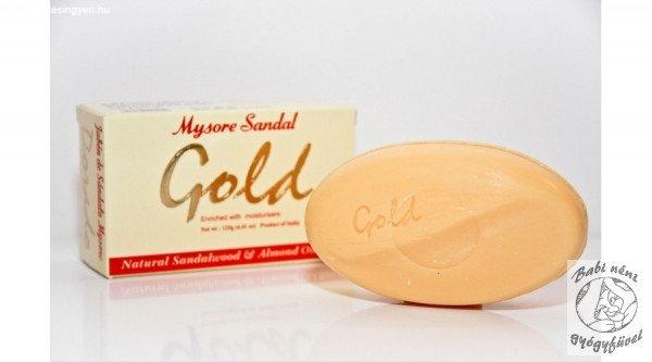 Mysore Gold szantál szappan 125g
