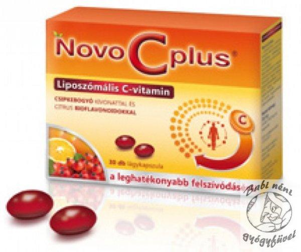 Novo C plus liposzómális C-vitamin kapszula (30db-os)