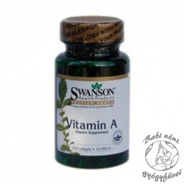 Swanson A-vitamin 10000NE – 250 db gélkapszula