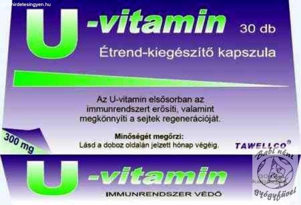 U-vitamin 300 mg 30 db