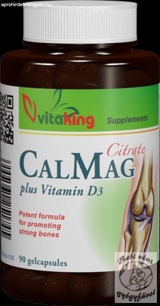 Vitaking CalMag citrát + D-vitamin (90)