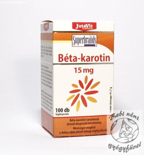 JutaVit Béta-karotin 15 mg 100db