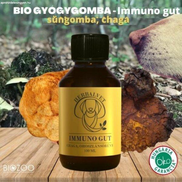 Bio Gyógygomba kutyáknak - Immuno Gut 100 ml
