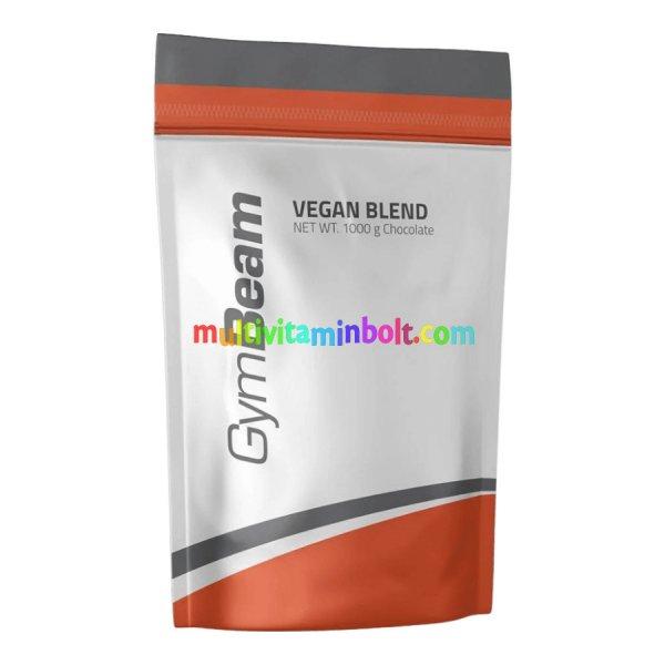 Vegan Blend fehérje - 1000 g - csokoládé - GymBeam