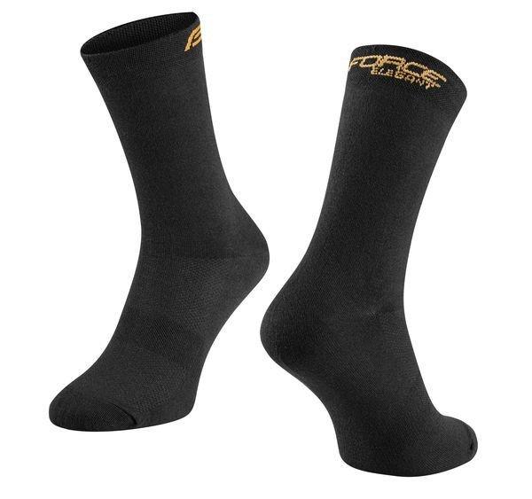 FORCE ELEGANT zokni fekete-arany S-M (36-41)