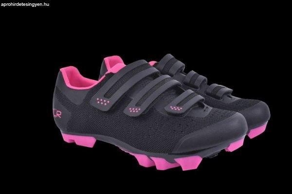 FLR F-55 Knit MTB cipő [fekete-pink, 36]