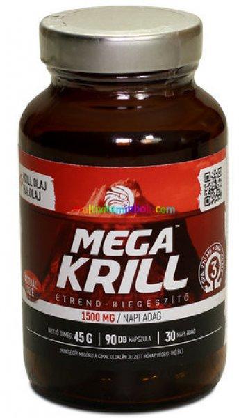 MegaKrill 90 db lágyzselatin kapszula, 1500 mg krill olaj étrend-kiegészítő
- Mannavita 