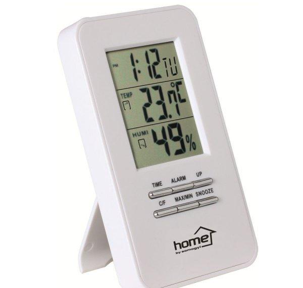 HOME HC 13 Hőmérő és páratartalom mérő, ébresztőórával