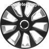 14" Stratos Ring Chrome Black & Silver