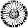 16" Volante Silver & Black