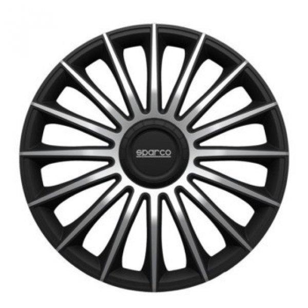 14" TREVISO Black Silver Sparco Dísztárcsa 