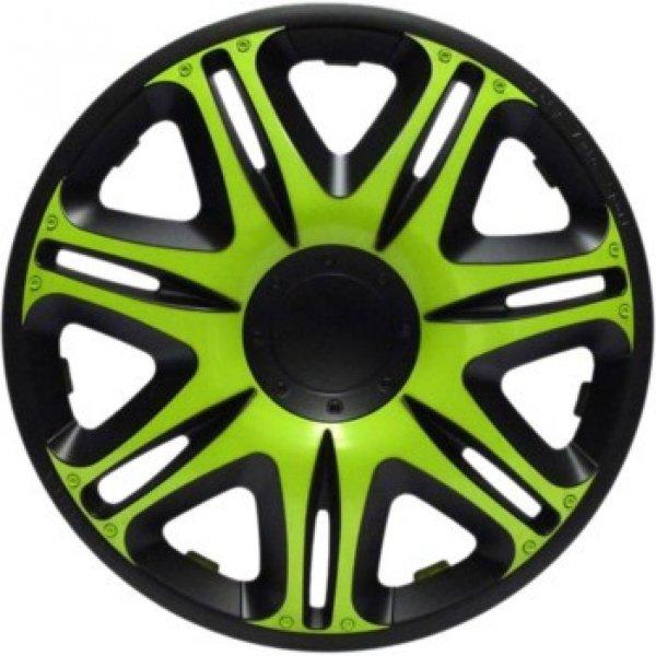 15" Nascar Green-Black Dísztárcsa 