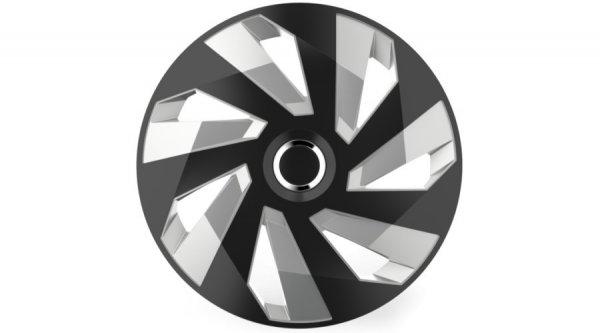 13" Vector Ring Chrome Black & Silver