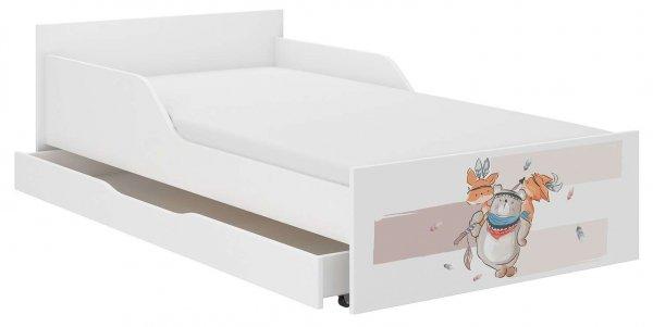 PUFI ifjúsági ágy ajándék matraccal 160x80 cm,  ágyneműtartó nélkül  -
maci