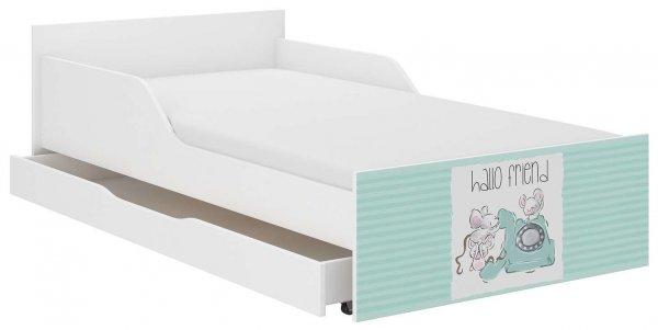 PUFI ifjúsági ágy ajándék matraccal 160x80 cm, ágyneműtartó nélkül  -
barátok