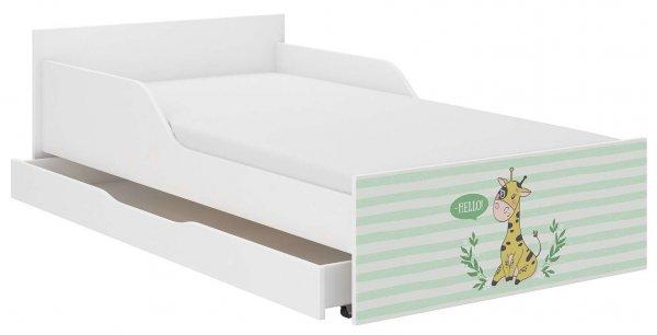 PUFI ifjúsági ágy ajándék matraccal 160x80 cm, ágyneműtartó nélkül   -
zsiráf