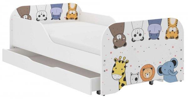 MIKI gyerekágy 160x80cm  ajándék matraccal, ágyneműtartó nélkül - mini
zoo