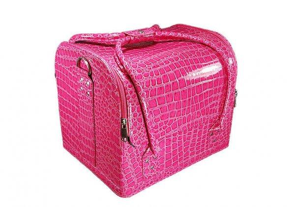 Műkörmös táska  #001-LP Fényes pink