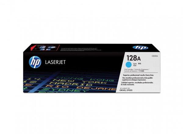 HP 128A CE321A| 1300old | LaserJet Pro CP1525/CM1415fn MFP cián eredeti toner