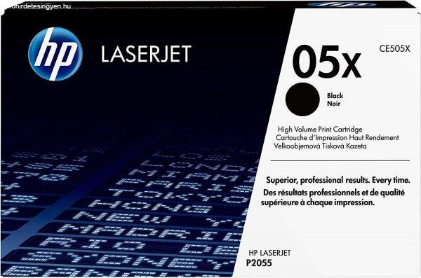 HP 05X LaserJet P2055d/P2055dn (6500 old.) fekete eredeti toner