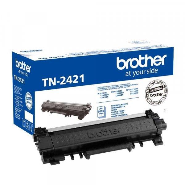 Brother TN-2421 (3000 old.) Nagy kapacitású eredeti fekete toner