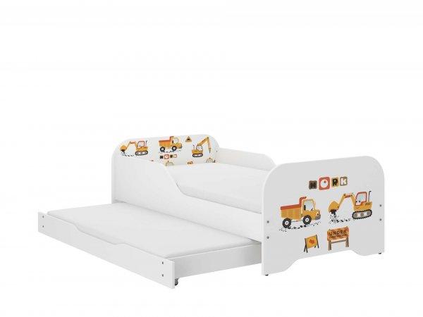 MIKI gyerekágy 160x80cm matraccal és ágyazható ágyneműtartóval benne
140x70 cm matraccal - építési terület