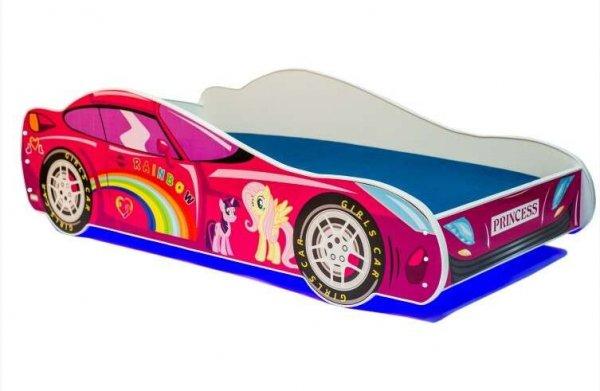 Kobi Pink car Ifjúsági ágy - Többféle méretben