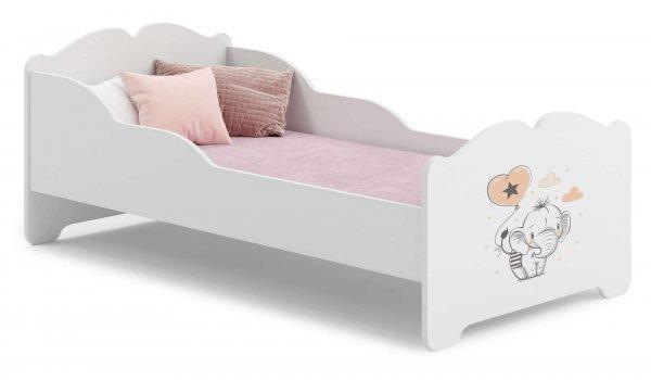 Kobi Anna Ifjúsági ágy matraccal 80x160cm #fehér - Többféle matricával