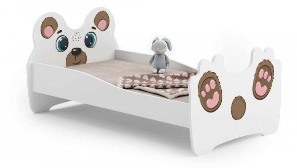 Kobi Animals Ifjúsági ágy - Maci #fehér-barna - Többféle méretben