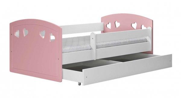 Kocot Kids Julia Ifjúsági ágy ágyneműtartóval #rózsaszín - Többféle
méretben