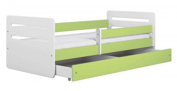 Kocot Kids Tomi Ifjúsági ágy ágyneműtartóval #zöld - Többféle méretben