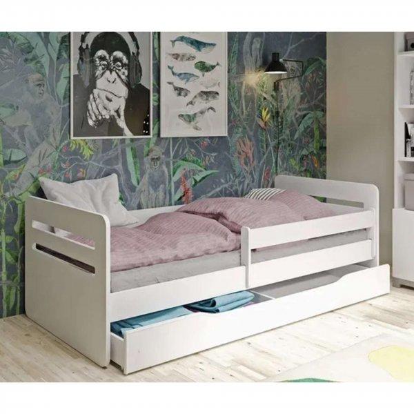 Kocot Kids Tomi Ifjúsági ágy ágyneműtartóval #fehér - Többféle
méretben
