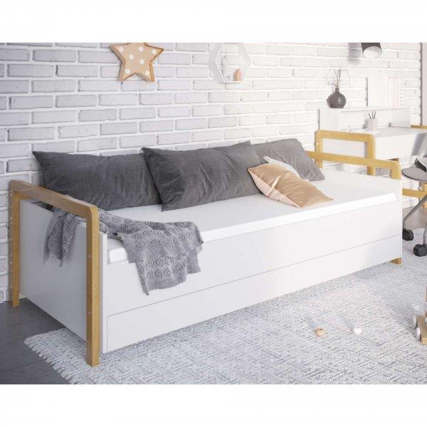 Kocot Kids Victor Ifjúsági ágy ágyneműtartóval és matraccal 80x180cm
#fehér