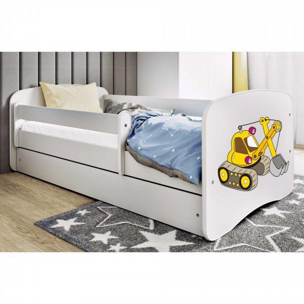 Kocot Kids Babydreams Ifjúsági ágy ágyneműtartóval és matraccal -
Kotrógép - Többféle méretben és színben