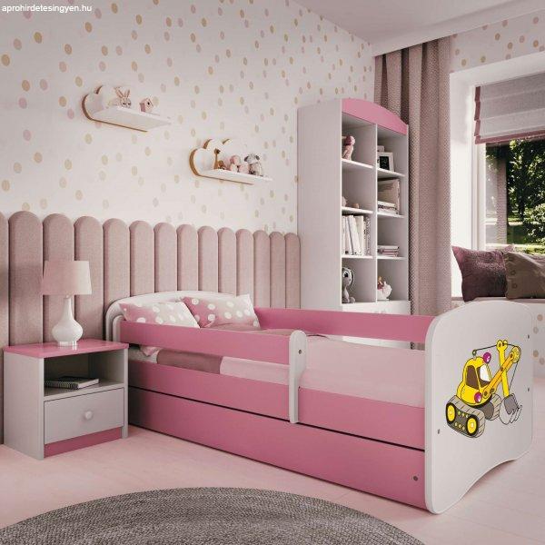 Kocot Kids Babydreams Ifjúsági ágy ágyneműtartóval és matraccal -
Kotrógép - Többféle méretben és színben