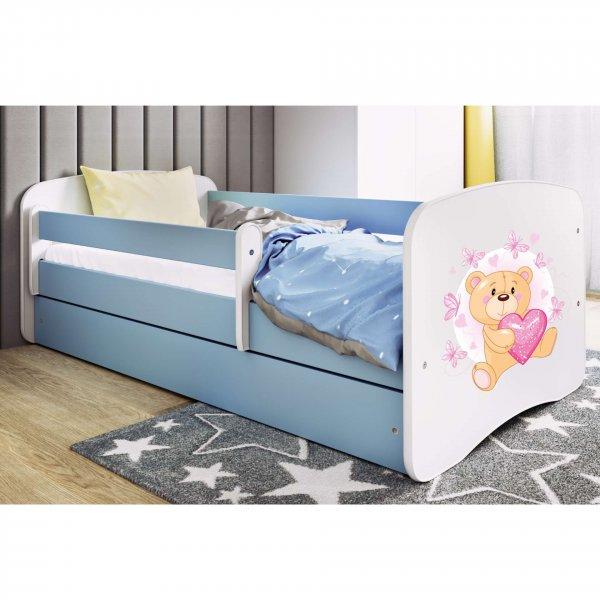 Kocot Kids Babydreams Ifjúsági ágy ágyneműtartóval és matraccal - Maci
pillangókkal - Többféle méretben és színben