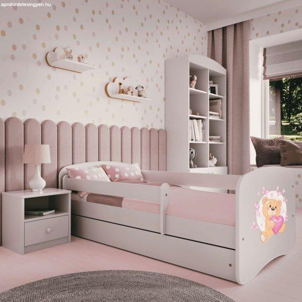 Kocot Kids Babydreams Ifjúsági ágy ágyneműtartóval és matraccal - Maci
pillangókkal - Többféle méretben és színben