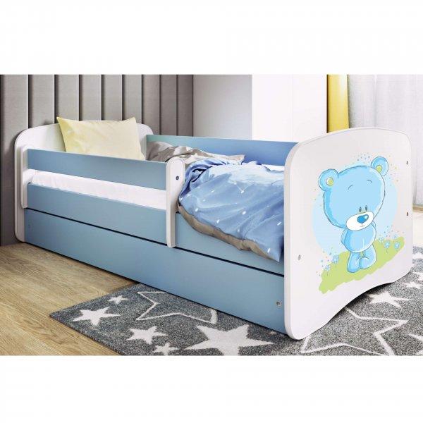 Kocot Kids Babydreams Ifjúsági ágy ágyneműtartóval és matraccal - Kék
maci - Többféle méretben és színben