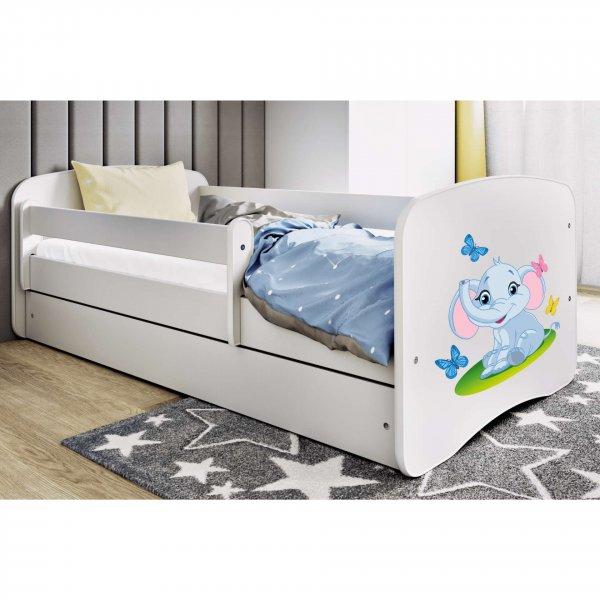 Kocot Kids Babydreams Ifjúsági ágy ágyneműtartóval - Elefánt - Többféle
méretben és színben
